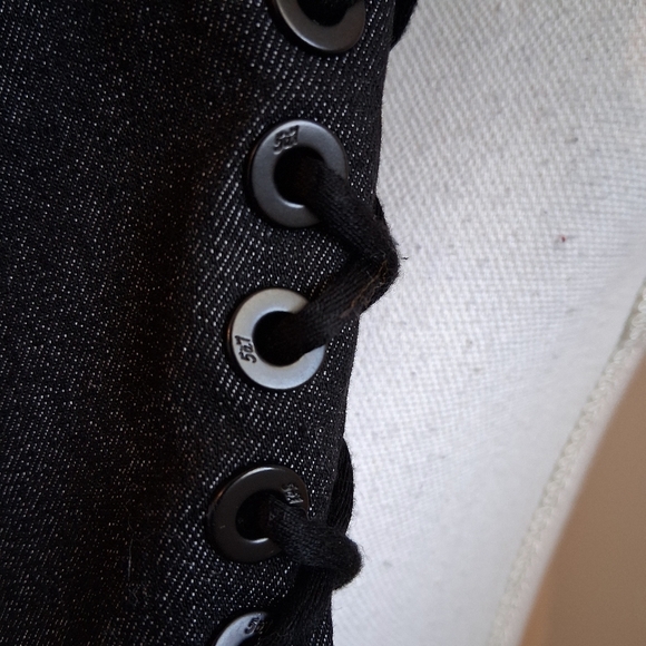 Cinq a Sept Gaia Dark Denim Strapless Mini Dress Size 2 - Picture 6 of 9